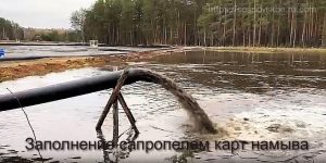 Карты намыва. Заполнение