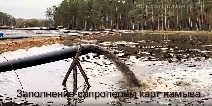 Карты намыва. Заполнение